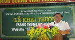 Khai trương Trang Thông tin điện tử Website " hoibaotrohatinh.org.vn