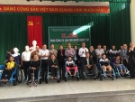 Trao tặng 520 xe lăn cho người khuyết tật Hà Tĩnh